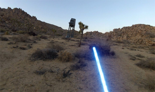 Jedi with a GoPro