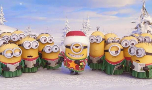 les MINIONS chantent Noël - Moi, Moche et Méchant