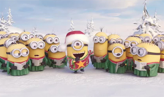 les MINIONS chantent Noël - Moi, Moche et Méchant