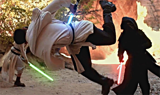 Star Wars Parkour Battle - The Flow Awakens