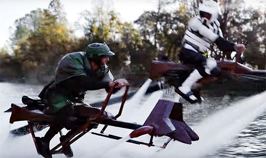 Star Wars - Speeder Bike Jetovator Battle