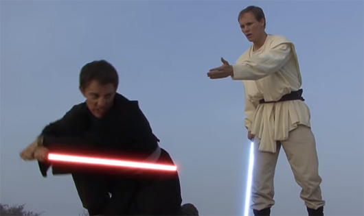 Three-360 Lightsaber Duel